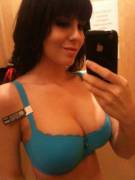 Busty Bryci In A Blue Bra