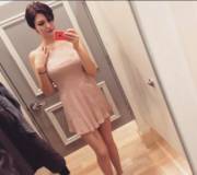 Cute Dress In Changing Room