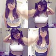 Cute Chubby Trying On Bikinis