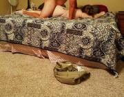 He Pinned Down And Fucked Me Like A Good Little Slut, While Cucky Watched.