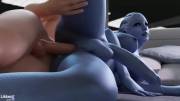 Futa Liara Getting Her Butt Fucked, (Likkez) [Mass Effect]