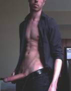 Letting It All Hang Out After A Hot Day At The Office...