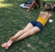 Reading In The Park (X-Post From /R/Legs)