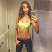 Being Silly With Her Selfie