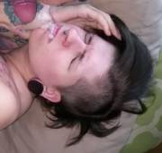 Wife Woken Up By A Big Load To The Lips!