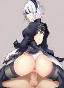 Nier Automata 2B On Top