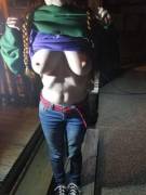 (F)Un Outside At A Family Party And I Love My Pigtails!