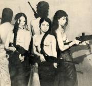 Girls With Guns, 1960S (Probably Some Sexploitation Movie Photo)
