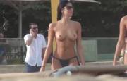 Topless Beach Babe