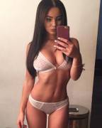 Courtnie Quinlan In White Underwear (X-Post /R/Courtniequinlan)