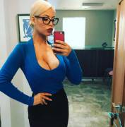 Office Lady (Xpost From R/Bridgetteb)