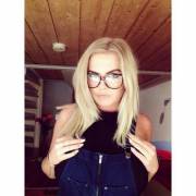 Heaving Sweater Puppies Under Dungarees