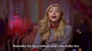 Chloe Grace Moretz Talks About Freshman Year [Oc]