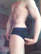 Before And After This Morning's Shower. ...Though It's Mostly An Excuse To Show Off ...