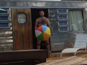 A Little More Mild By The Pool. But You Can See One Of My Balls.