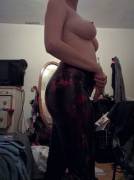 Instead Of Cleaning My Room, I Took Naughty Pictures In My New Leggings [F]