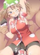 May Getting Cummed On Her Armpits And Clothes