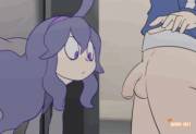 Hex Maniac Spooky Blowjob Gif (Bard-Bot) [Trainer]