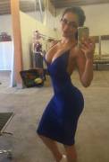 Tight And Blue Dress (From /R/Justfitnessgirls)