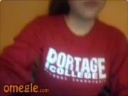 Showing Her Canadian Titties