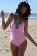 Pink On The Beach