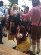 Ass Licking At Oktoberfest.