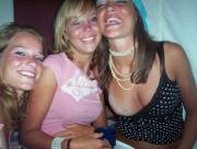 Three Happy Girlfriends