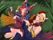 Xayah And Rakan [Poppytart]