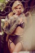 Kayslee Collins Wearing Fur