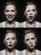 Scarlett Johansson 4 Stages Of A Facial (Oc)