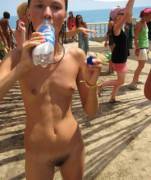 One Moment, Drinking.