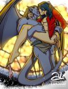 (Oc) Goliath Uses More Than His Hands On Eliza (Alxr34) [Gargoyles]