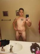 Normal Nude Of A Normal Dude. Trying To Get Motivated To Lose Some Weight. [M/6'/26/205Lb]