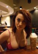 Ghost At Starbucks [X-Post R/Holdthemoan]