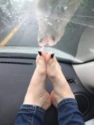 Some More Of My Rainy Drive Feet!