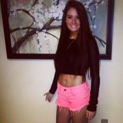 Teen With Midriff And Shorts