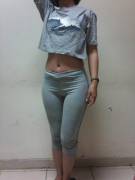 [F] Grey Yoga Pants (Xpost Gonewild30Plus)