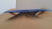 Sliding Those Undies Off To Let My Little Bush Be Free :)