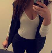 [Request] Slightly See Through White Top