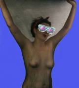 Playing Around With My New Body Stocking - [F]