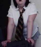 Playing In (And Stripping Out Of) A Schoolgirl Outfit!