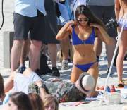 Aubrey Plaza Beach Nipple Slip