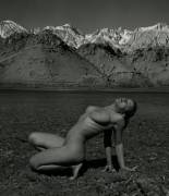Nude In Death Valley By Andre De Dienes, 1950S