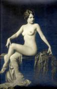 Ziegfeld Follies Gal In Dishabille (C. 1910'S)