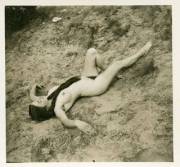 Back Stroke On The Hill Side Photographed By Gerhard Riebicke(C. 1924-35)