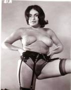 Chubby Retro Babe In Lingerie