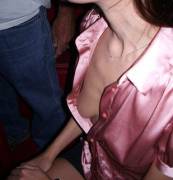 [F]Lashing My Tiny Tits In Clubs (Slipteasing At 43)