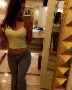 Lebanese Deyana Going All Nipples In Some Public Bathroom