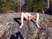 Summer Memories. Pee In Front Of Granpa's Camera