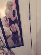 Dressed In My Gf's Clothes. Pms Are Welcome!! :)